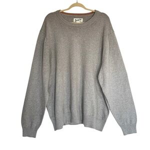 NWT Duluth Trading Co Men's Strongarm Crew Sweater in Heather Grey Size 2XL